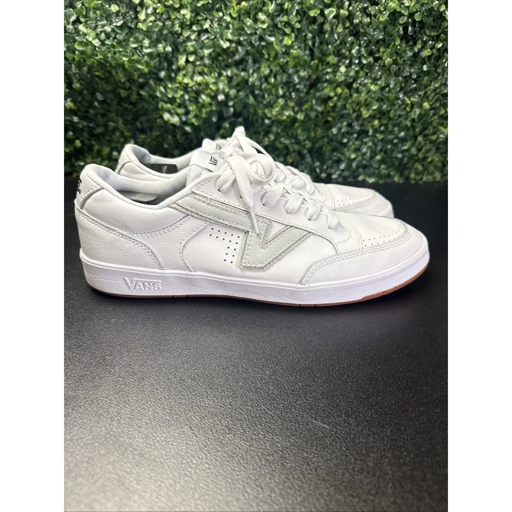 Vans Lowland ComfyCush Sneakers Men's Size 11 White Leather Shoes